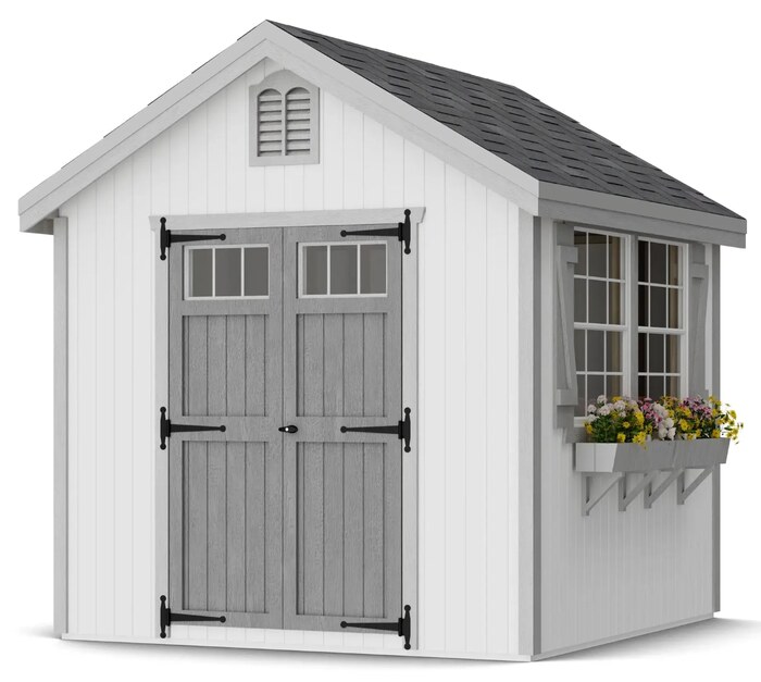 Little Cottage Co. 8x12 Colonial Williamsburg Wood Shed Kit